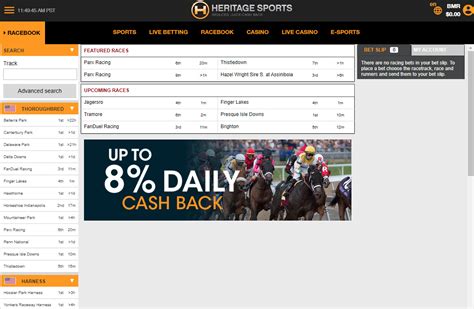 heritage sports betting.